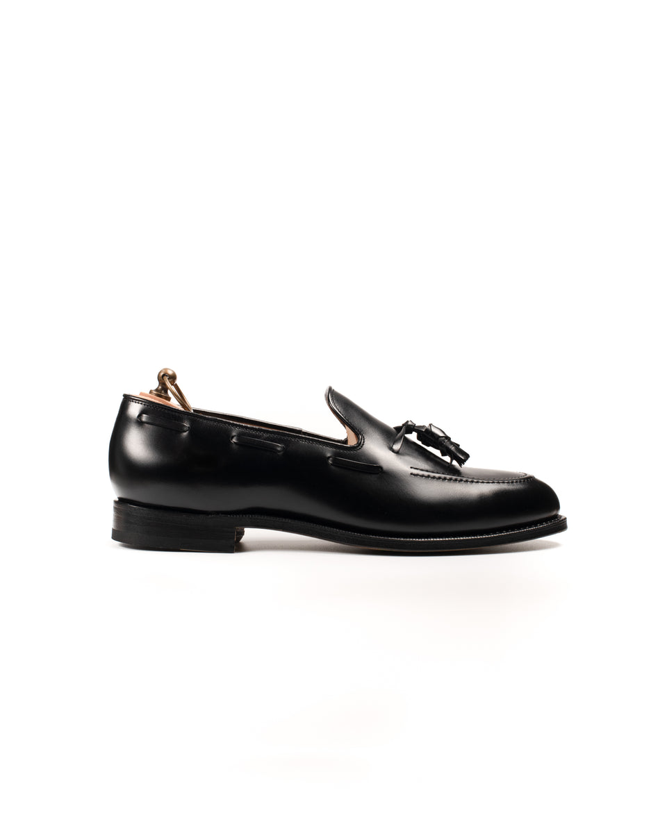 Tassel Loafer Boxcalf Schwarz Rendenbach Ledersohle Fabian Zug