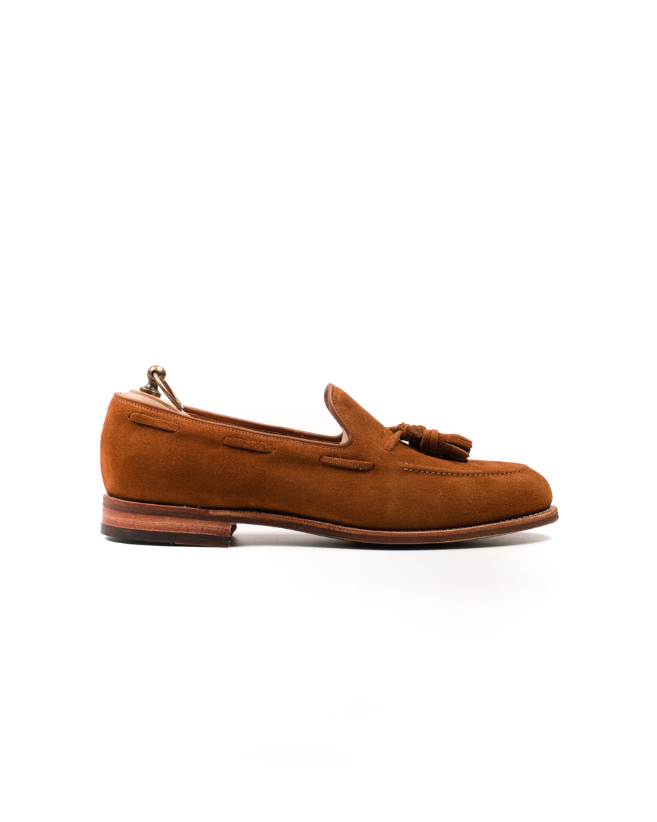 Tassel Loafer Suede Snuff Rendenbach Ledersohle Fabian Zug