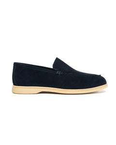 Vela II // Navy Suede // Sohle Ecru
